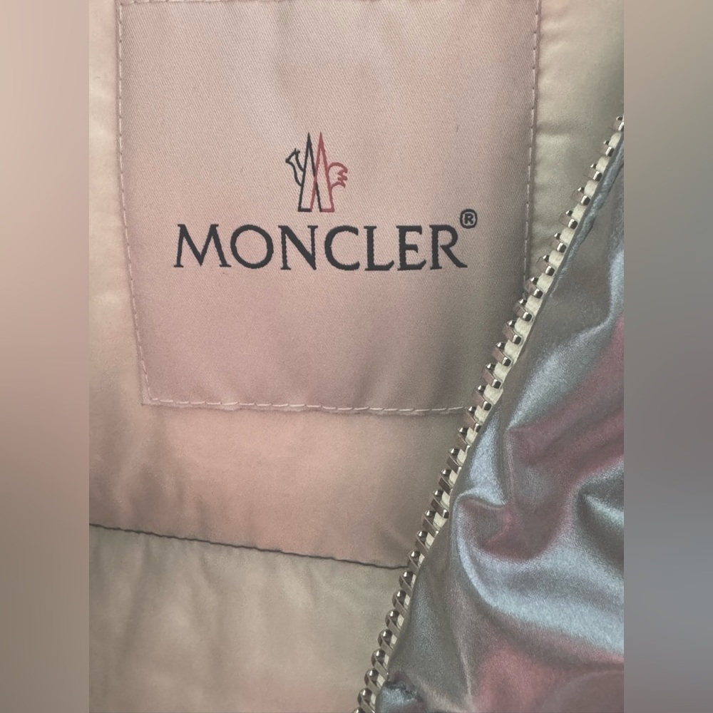 NWT Moncler Frasne Short Down Jacket - 700 Iridescent Blue - Picture 11 of 16